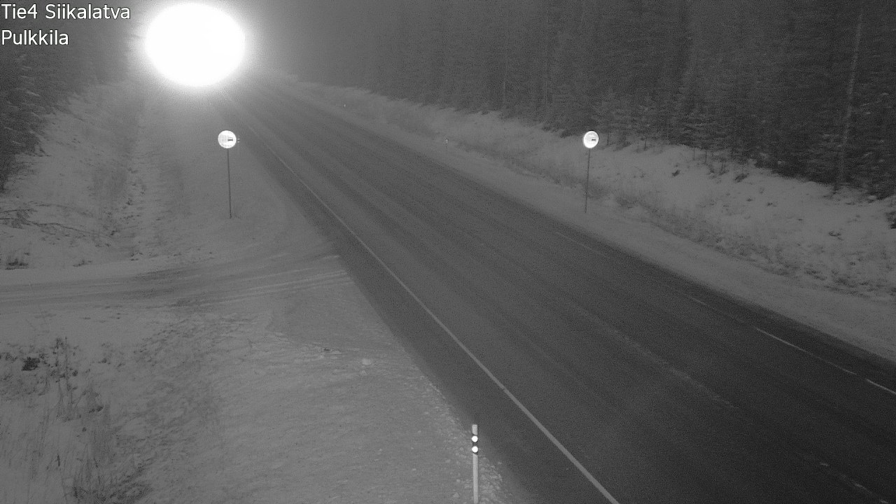 Weather Camera Image Road 4 Siikalatva, Pulkkila, Siikalatva, Pohjois-Pohjanmaa