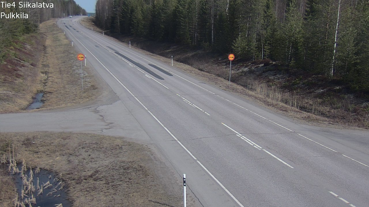 Weather Camera Image Road 4 Siikalatva, Pulkkila, Siikalatva, Pohjois-Pohjanmaa
