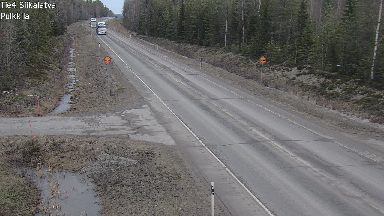 Kelikamerat Kuva Tie 4 Siikalatva, Pulkkila, Siikalatva, Pohjois-Pohjanmaa