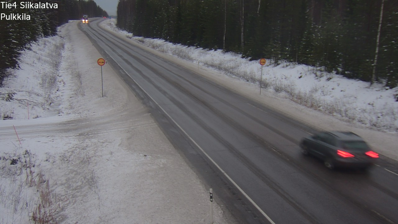 Weather Camera Image Road 4 Siikalatva, Pulkkila, Siikalatva, Pohjois-Pohjanmaa
