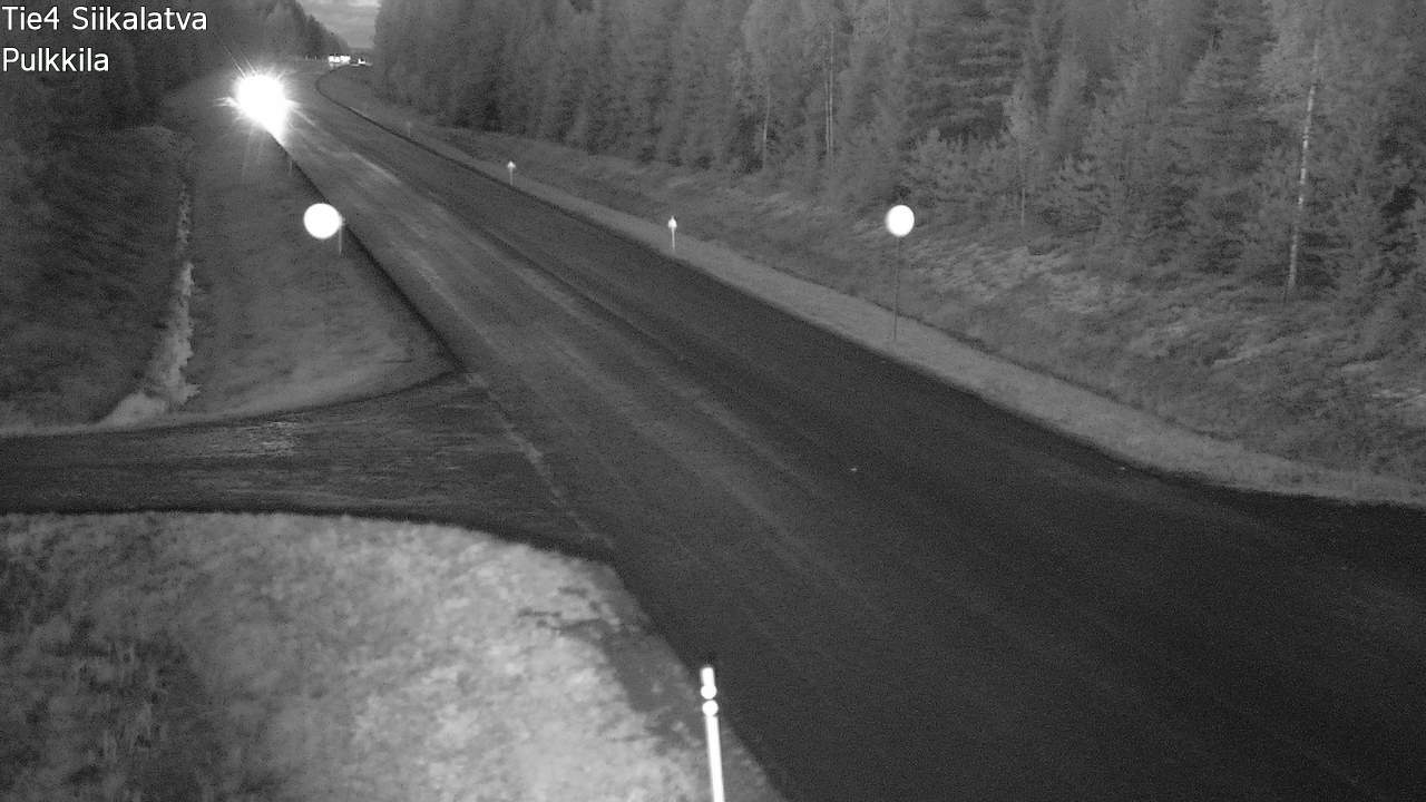 Weather Camera Image Road 4 Siikalatva, Pulkkila, Siikalatva, Pohjois-Pohjanmaa