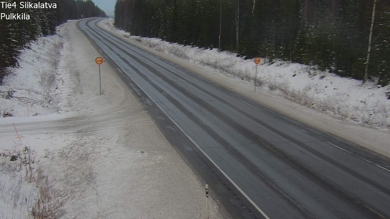 Weather Camera Image Road 4 Siikalatva, Pulkkila, Siikalatva, Pohjois-Pohjanmaa