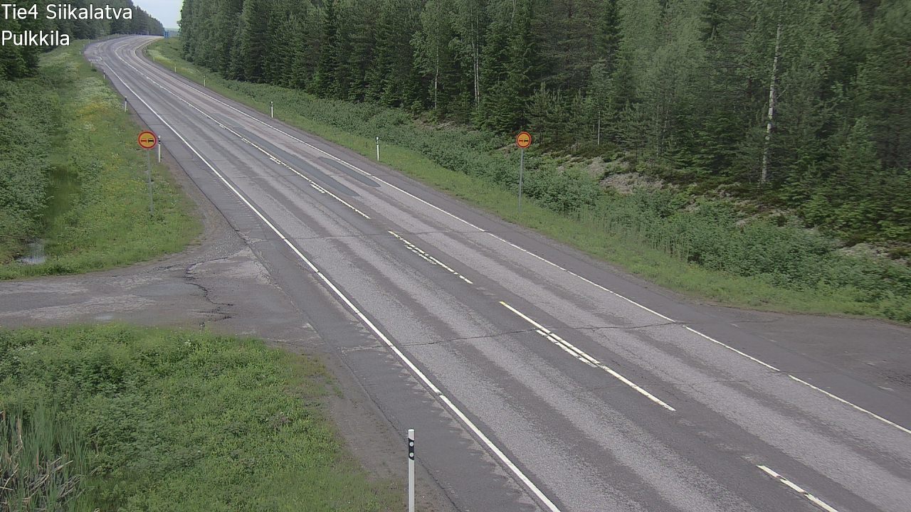 Weather Camera Image Väg 4 Siikalatva, Pulkkila, Siikalatva, Pohjois-Pohjanmaa