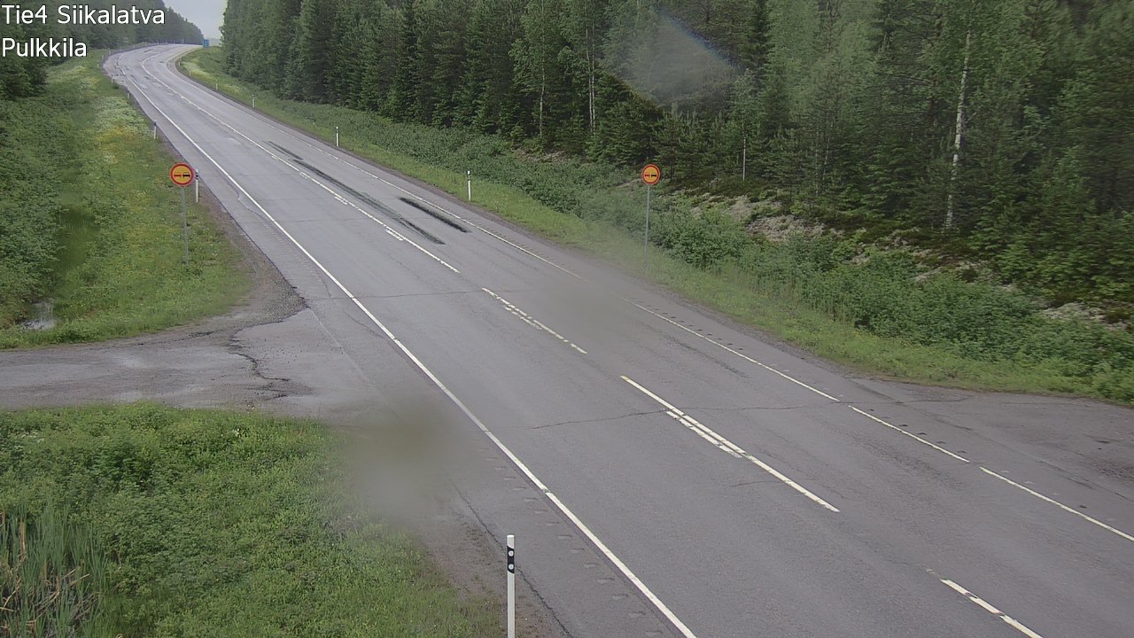Weather Camera Image Väg 4 Siikalatva, Pulkkila, Siikalatva, Pohjois-Pohjanmaa