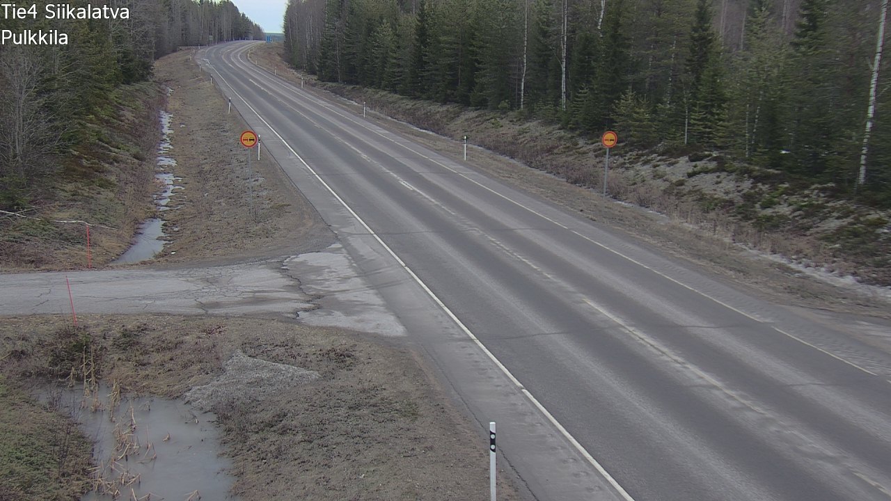 Kelikamerat Kuva Tie 4 Siikalatva, Pulkkila, Siikalatva, Pohjois-Pohjanmaa
