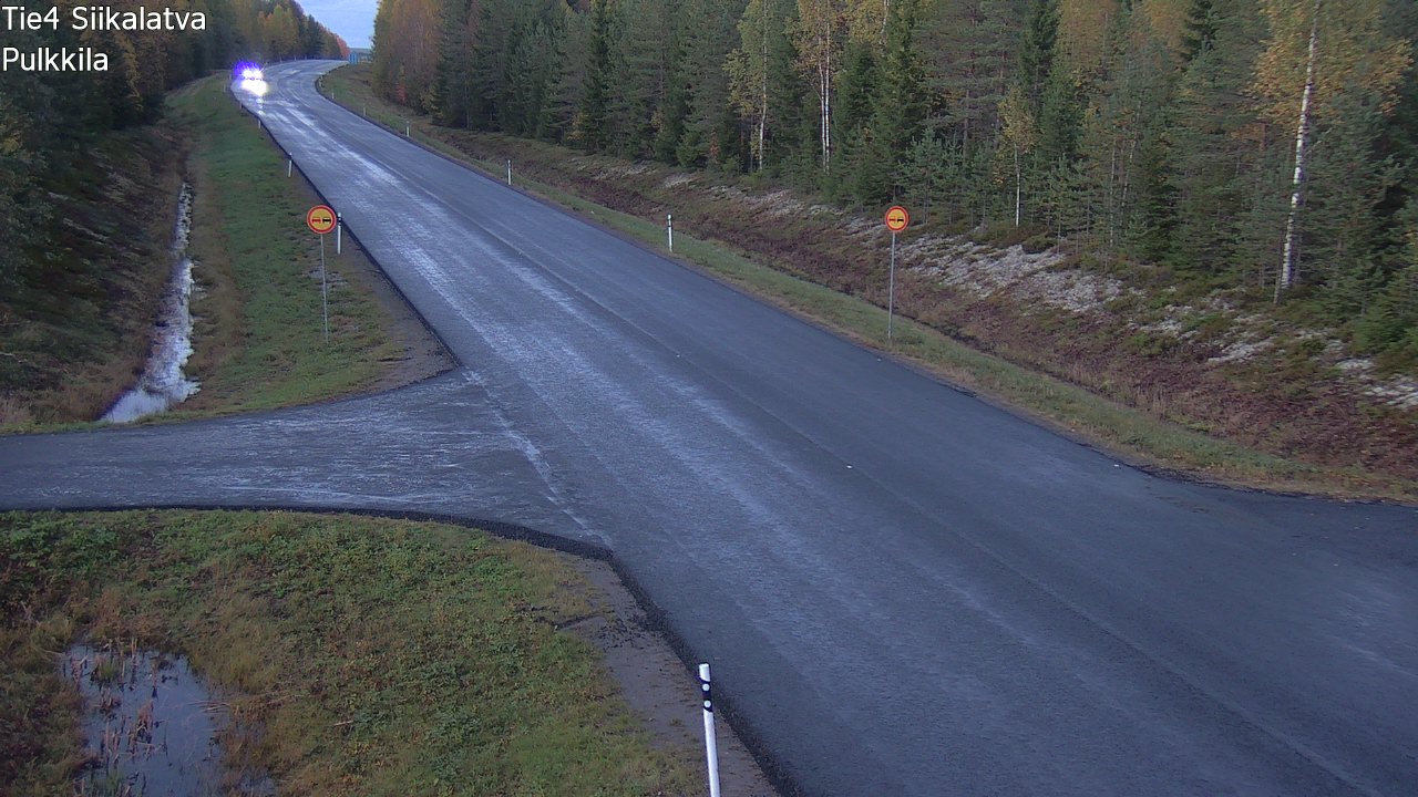 Weather Camera Image Road 4 Siikalatva, Pulkkila, Siikalatva, Pohjois-Pohjanmaa