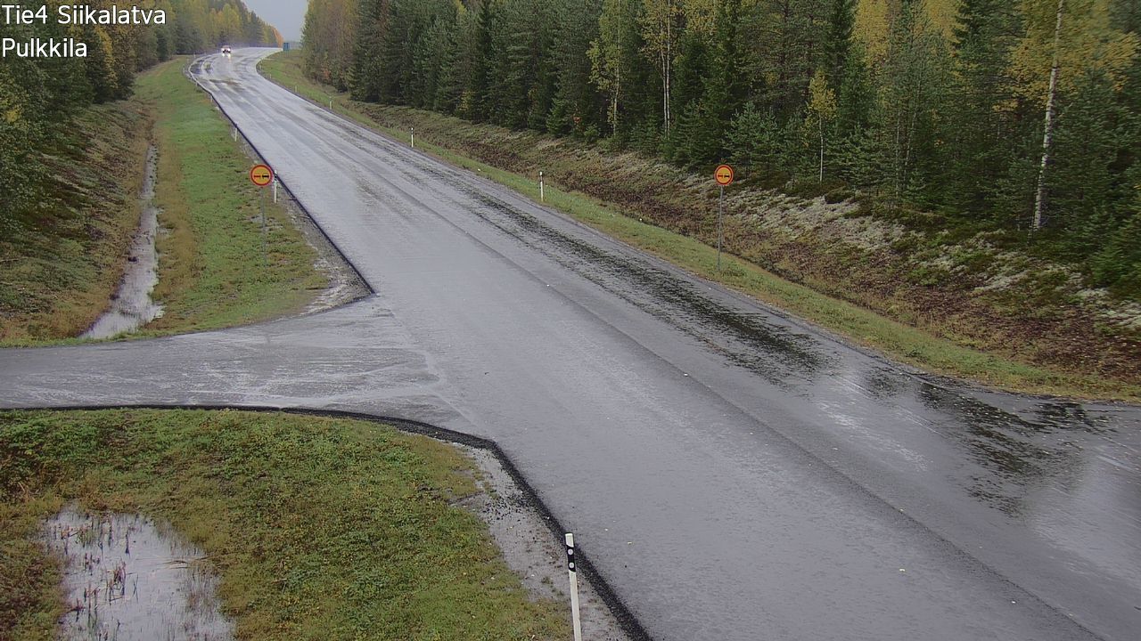 Weather Camera Image Road 4 Siikalatva, Pulkkila, Siikalatva, Pohjois-Pohjanmaa