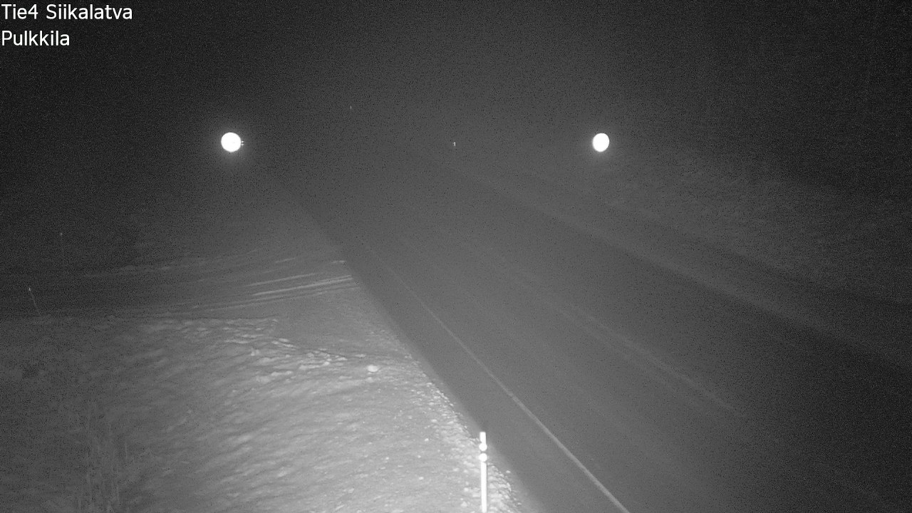 Weather Camera Image Road 4 Siikalatva, Pulkkila, Siikalatva, Pohjois-Pohjanmaa