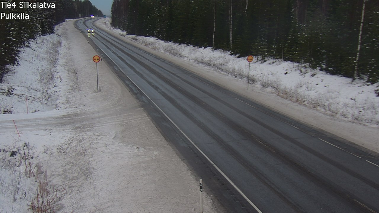 Weather Camera Image Road 4 Siikalatva, Pulkkila, Siikalatva, Pohjois-Pohjanmaa
