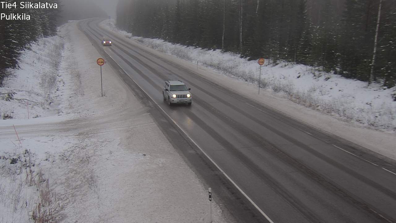 Weather Camera Image Road 4 Siikalatva, Pulkkila, Siikalatva, Pohjois-Pohjanmaa