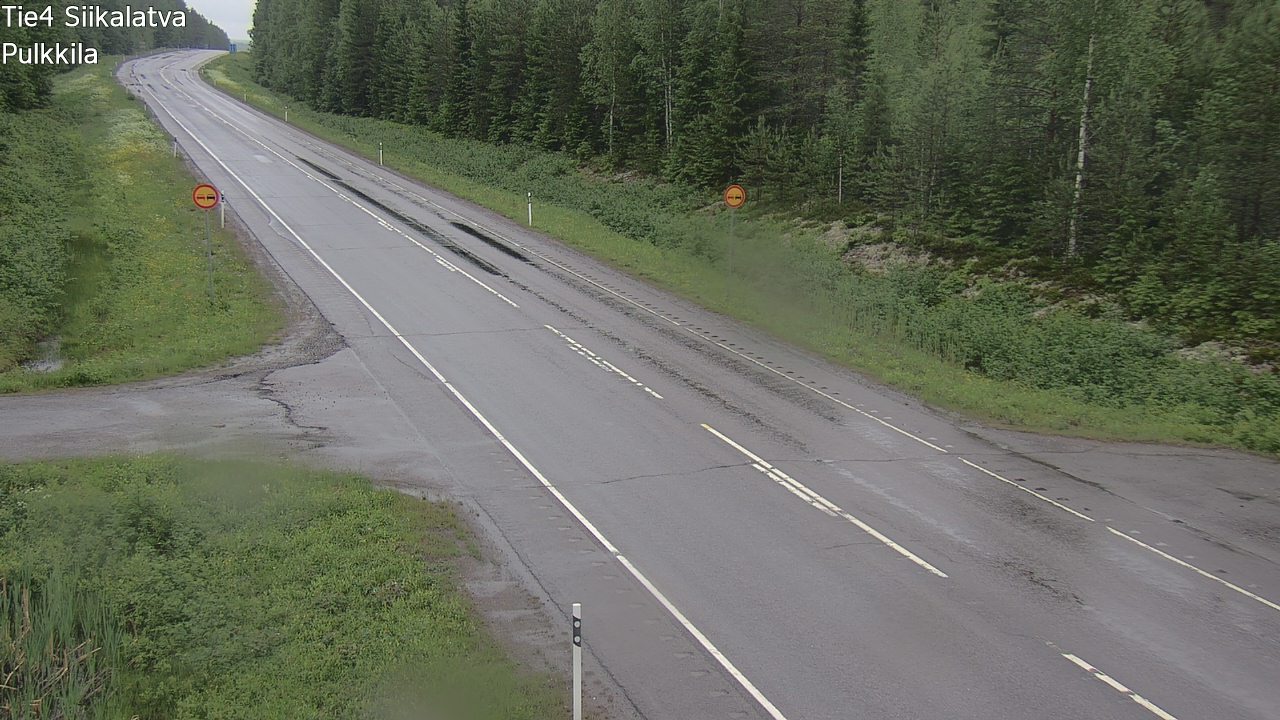 Weather Camera Image Väg 4 Siikalatva, Pulkkila, Siikalatva, Pohjois-Pohjanmaa