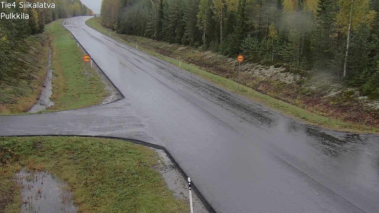 Weather Camera Image Road 4 Siikalatva, Pulkkila, Siikalatva, Pohjois-Pohjanmaa