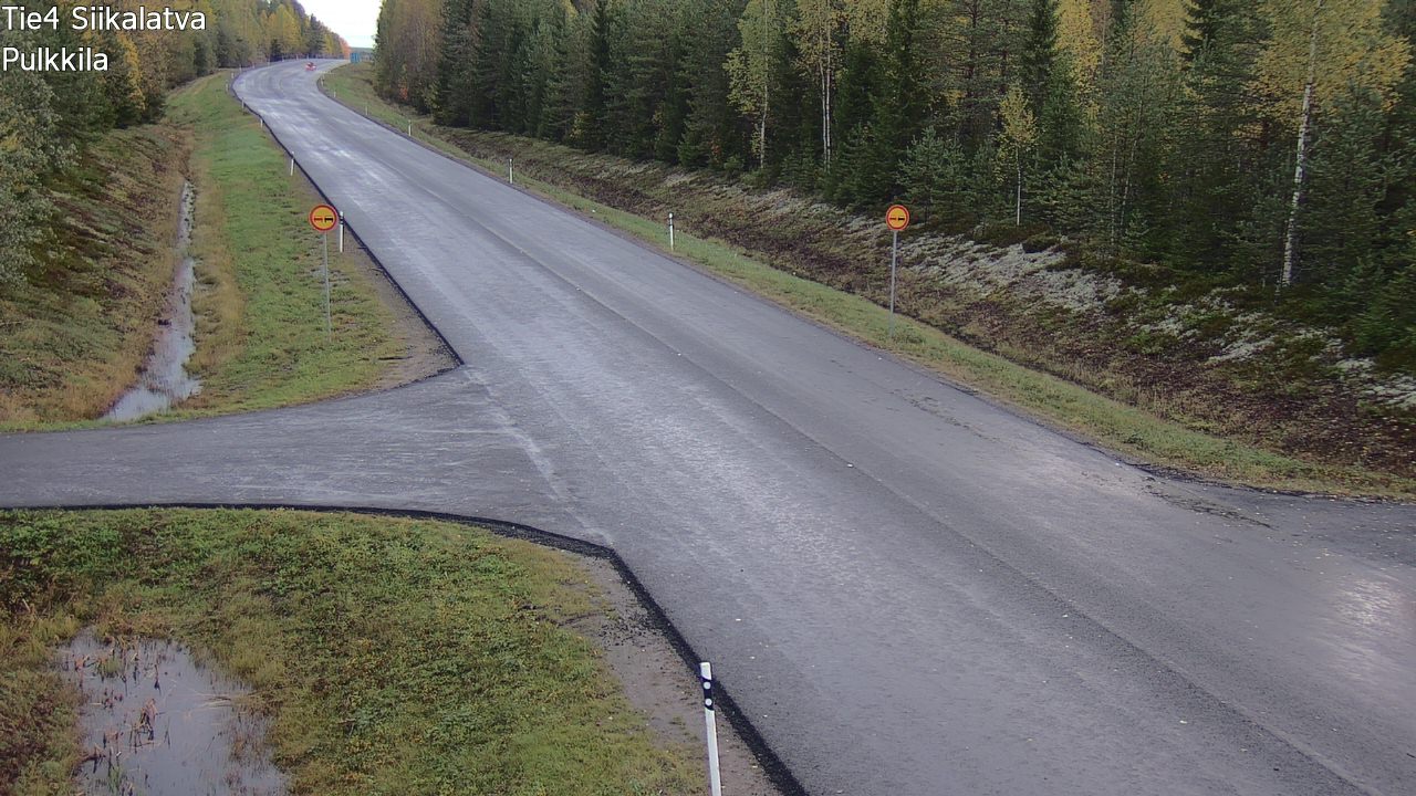 Weather Camera Image Road 4 Siikalatva, Pulkkila, Siikalatva, Pohjois-Pohjanmaa