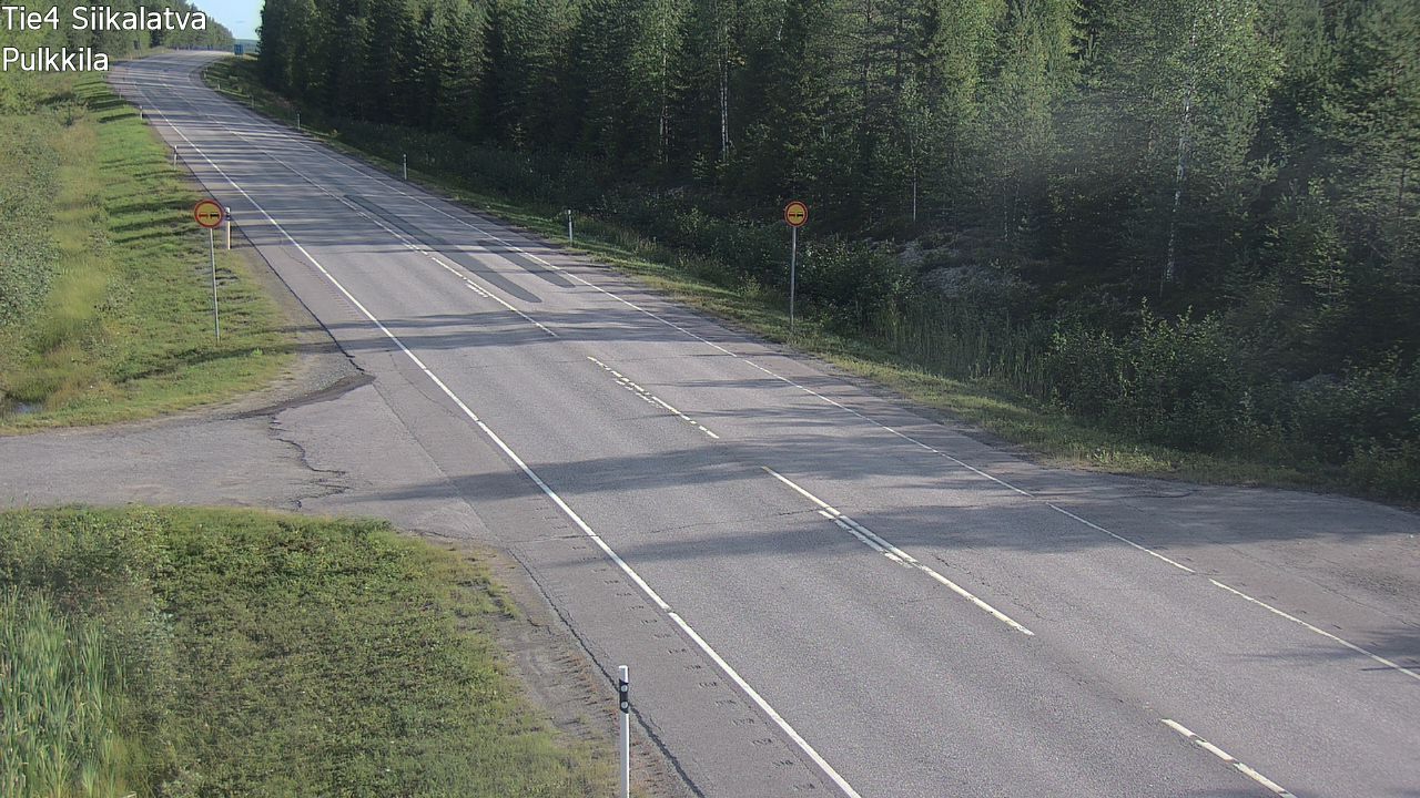Weather Camera Image Väg 4 Siikalatva, Pulkkila, Siikalatva, Pohjois-Pohjanmaa