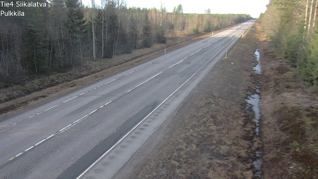 Weather Camera Image Road 4 Siikalatva, Pulkkila, Siikalatva, Pohjois-Pohjanmaa