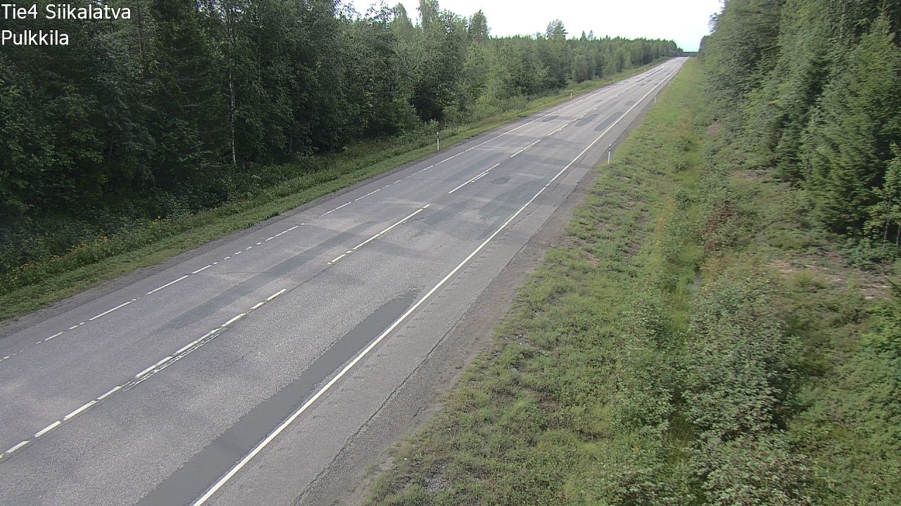 Weather Camera Image Väg 4 Siikalatva, Pulkkila, Siikalatva, Pohjois-Pohjanmaa