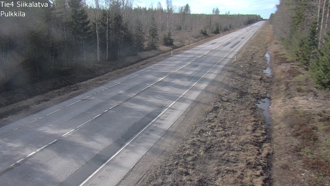 Weather Camera Image Road 4 Siikalatva, Pulkkila, Siikalatva, Pohjois-Pohjanmaa