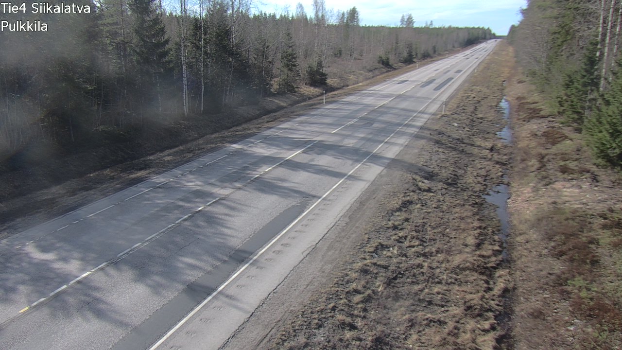 Weather Camera Image Road 4 Siikalatva, Pulkkila, Siikalatva, Pohjois-Pohjanmaa