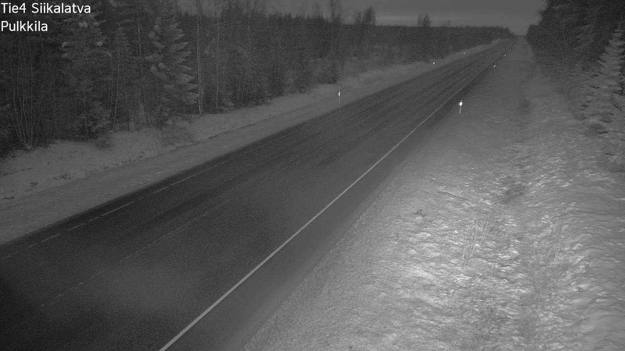 Weather Camera Image Väg 4 Siikalatva, Pulkkila, Siikalatva, Pohjois-Pohjanmaa