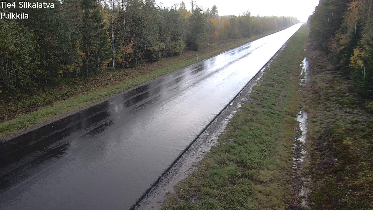 Weather Camera Image Road 4 Siikalatva, Pulkkila, Siikalatva, Pohjois-Pohjanmaa