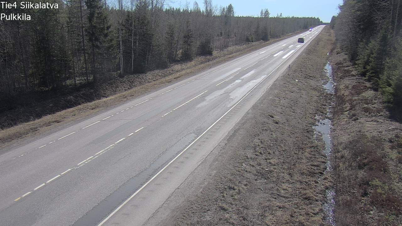 Weather Camera Image Road 4 Siikalatva, Pulkkila, Siikalatva, Pohjois-Pohjanmaa
