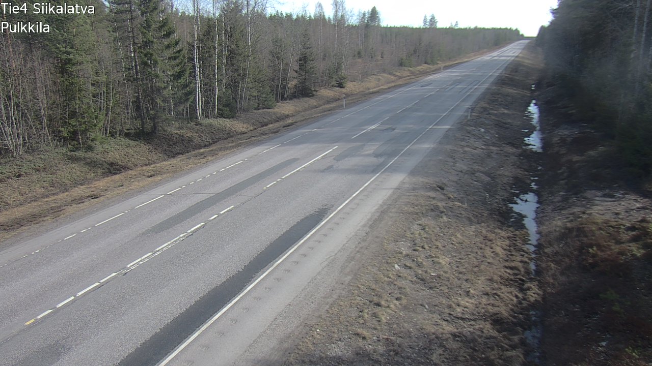 Weather Camera Image Road 4 Siikalatva, Pulkkila, Siikalatva, Pohjois-Pohjanmaa
