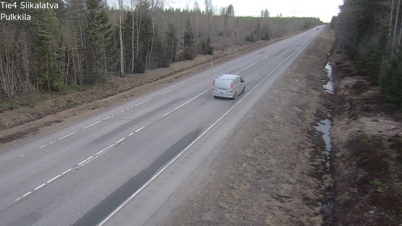 Weather Camera Image Road 4 Siikalatva, Pulkkila, Siikalatva, Pohjois-Pohjanmaa