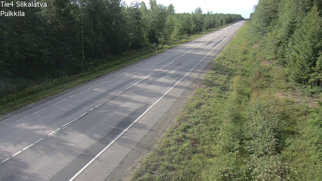 Weather Camera Image Väg 4 Siikalatva, Pulkkila, Siikalatva, Pohjois-Pohjanmaa