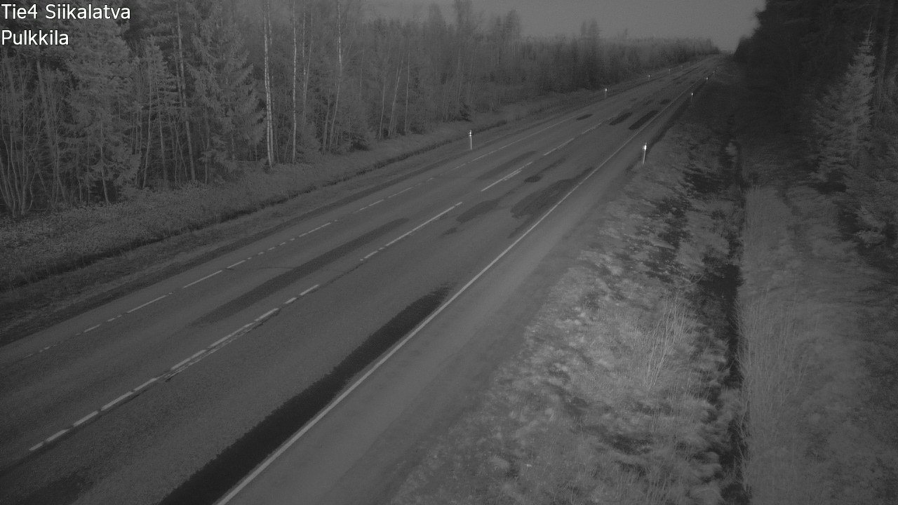 Weather Camera Image Road 4 Siikalatva, Pulkkila, Siikalatva, Pohjois-Pohjanmaa