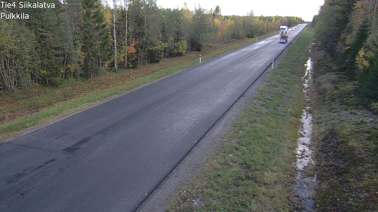Weather Camera Image Väg 4 Siikalatva, Pulkkila, Siikalatva, Pohjois-Pohjanmaa