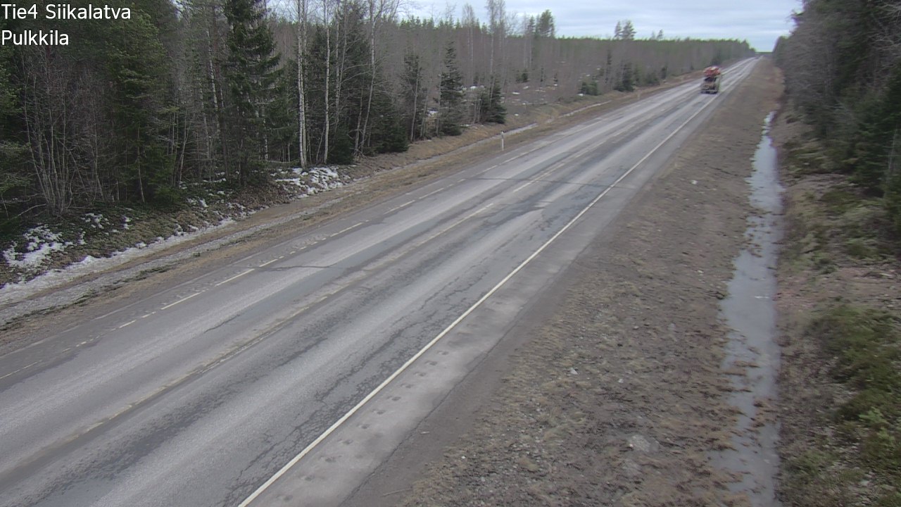 Weather Camera Image Road 4 Siikalatva, Pulkkila, Siikalatva, Pohjois-Pohjanmaa