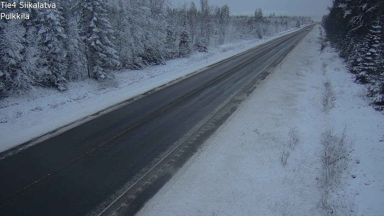 Weather Camera Image Väg 4 Siikalatva, Pulkkila, Siikalatva, Pohjois-Pohjanmaa