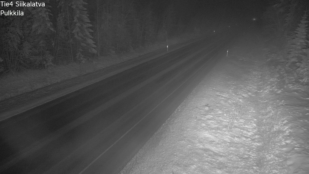 Weather Camera Image Väg 4 Siikalatva, Pulkkila, Siikalatva, Pohjois-Pohjanmaa
