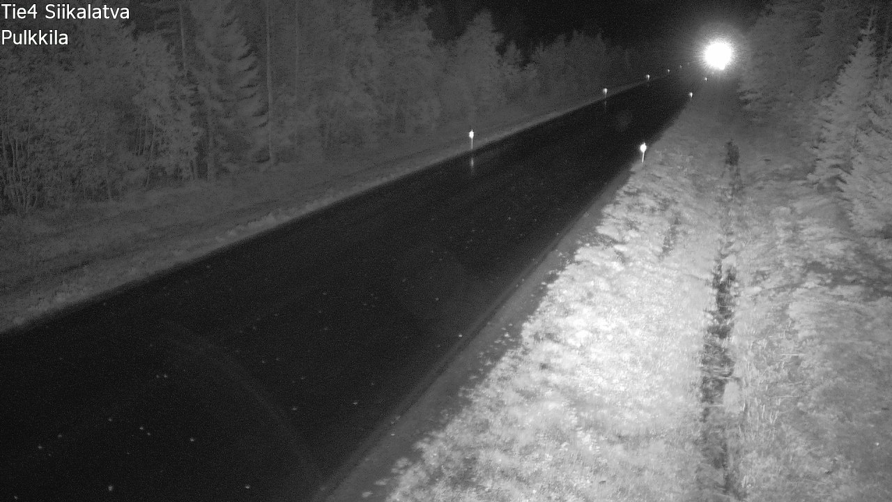 Weather Camera Image Road 4 Siikalatva, Pulkkila, Siikalatva, Pohjois-Pohjanmaa