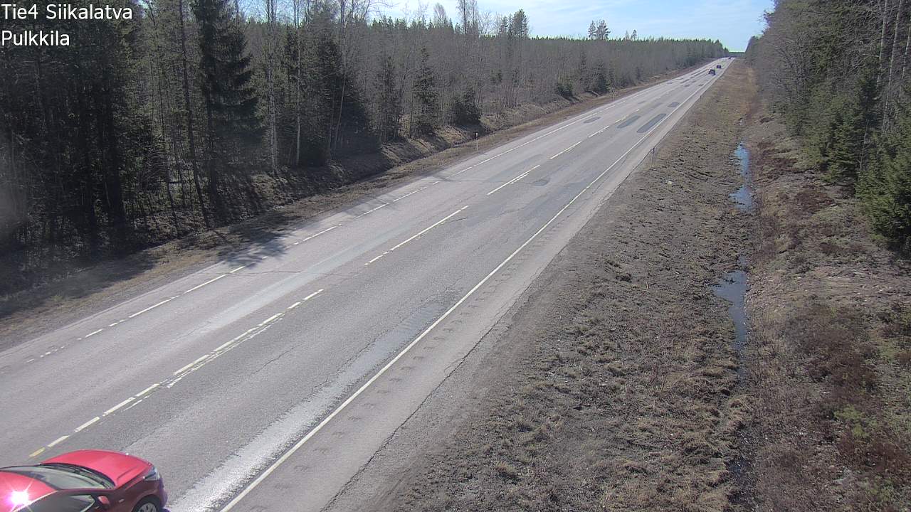 Weather Camera Image Road 4 Siikalatva, Pulkkila, Siikalatva, Pohjois-Pohjanmaa