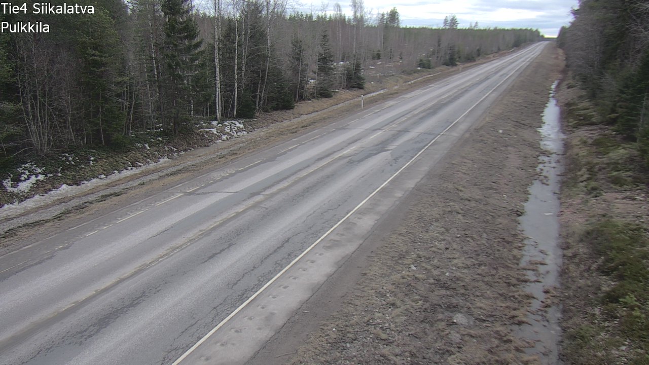 Weather Camera Image Road 4 Siikalatva, Pulkkila, Siikalatva, Pohjois-Pohjanmaa