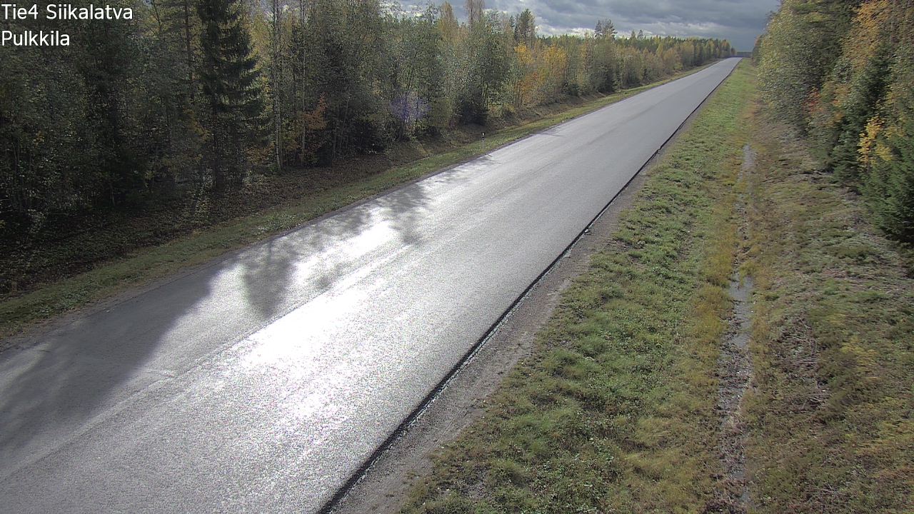 Weather Camera Image Road 4 Siikalatva, Pulkkila, Siikalatva, Pohjois-Pohjanmaa