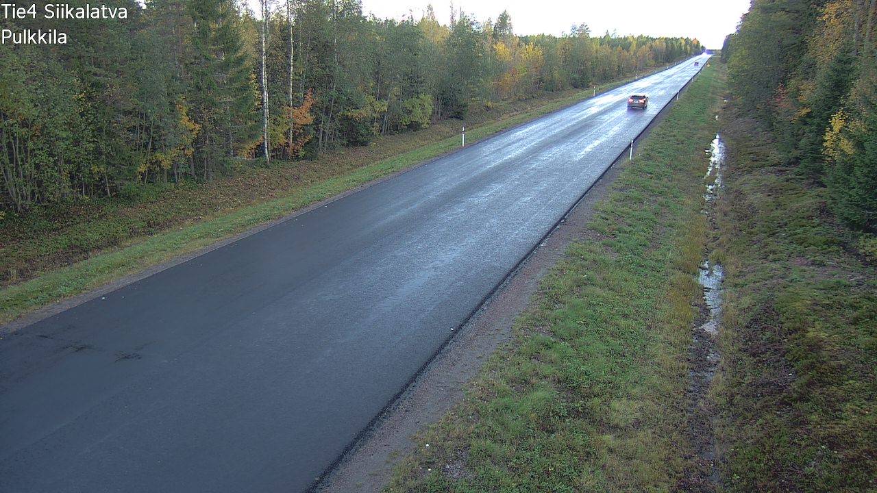 Weather Camera Image Road 4 Siikalatva, Pulkkila, Siikalatva, Pohjois-Pohjanmaa