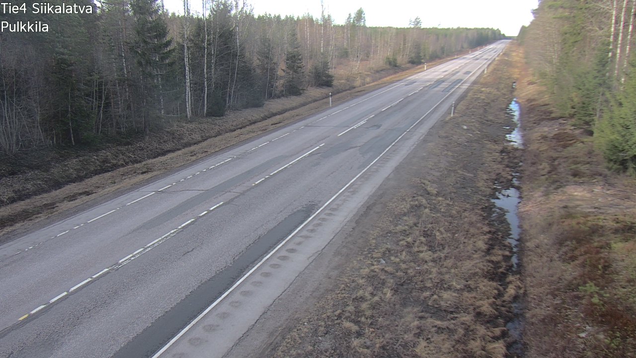 Weather Camera Image Road 4 Siikalatva, Pulkkila, Siikalatva, Pohjois-Pohjanmaa