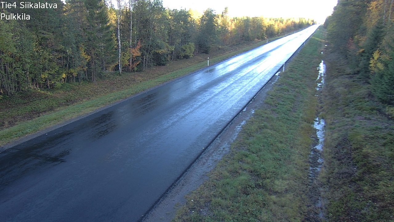 Weather Camera Image Road 4 Siikalatva, Pulkkila, Siikalatva, Pohjois-Pohjanmaa
