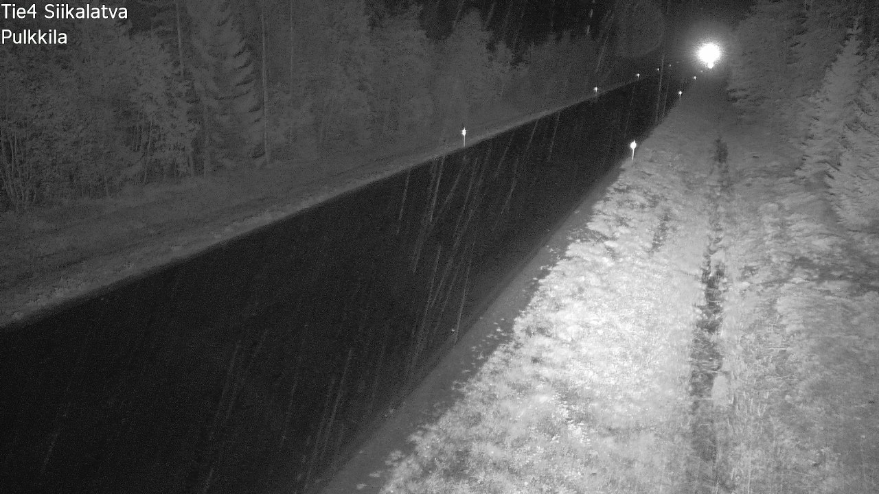 Weather Camera Image Road 4 Siikalatva, Pulkkila, Siikalatva, Pohjois-Pohjanmaa