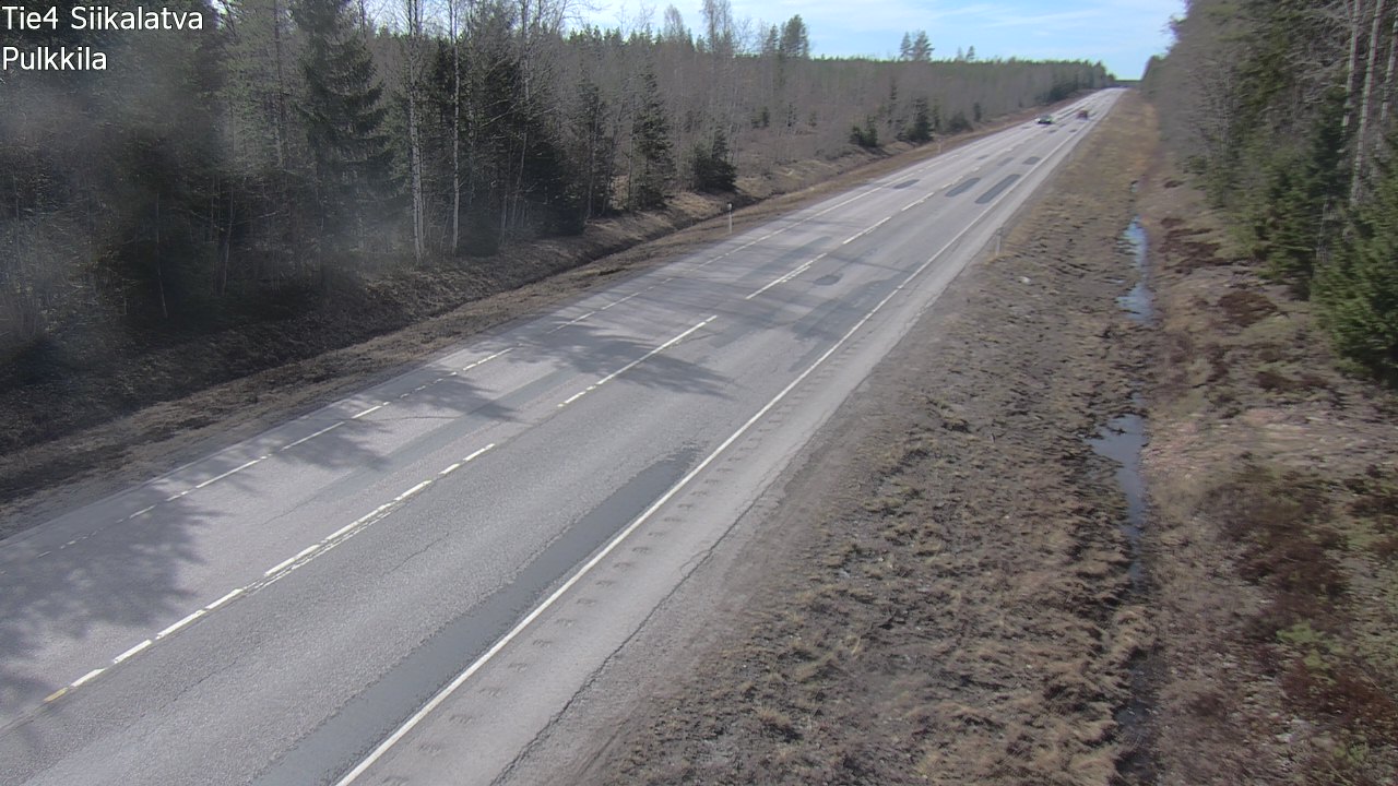 Weather Camera Image Road 4 Siikalatva, Pulkkila, Siikalatva, Pohjois-Pohjanmaa