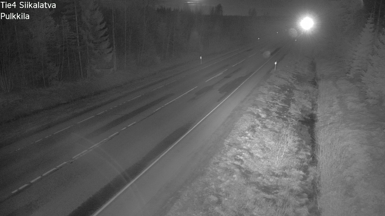Weather Camera Image Road 4 Siikalatva, Pulkkila, Siikalatva, Pohjois-Pohjanmaa