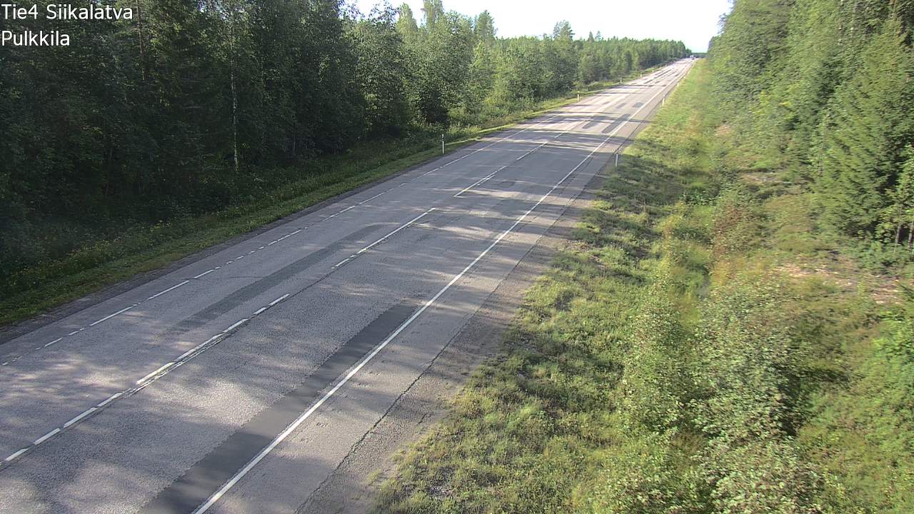 Weather Camera Image Väg 4 Siikalatva, Pulkkila, Siikalatva, Pohjois-Pohjanmaa