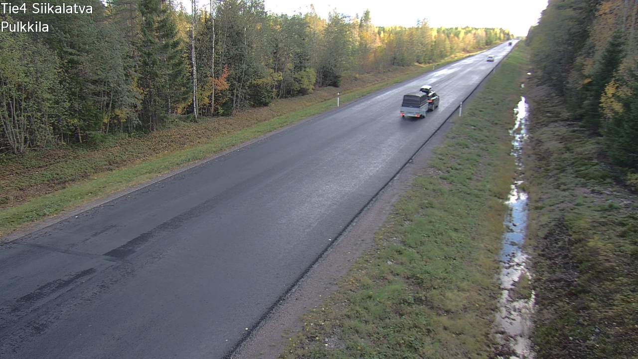 Weather Camera Image Väg 4 Siikalatva, Pulkkila, Siikalatva, Pohjois-Pohjanmaa