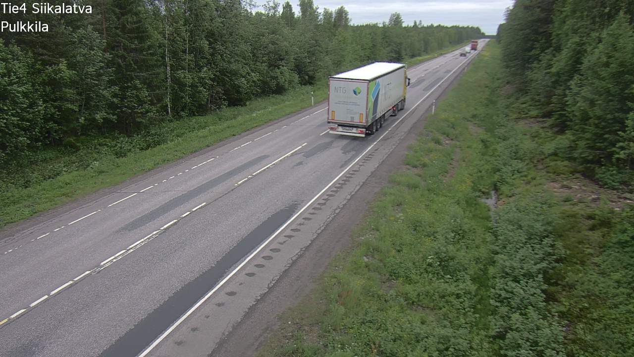 Weather Camera Image Väg 4 Siikalatva, Pulkkila, Siikalatva, Pohjois-Pohjanmaa