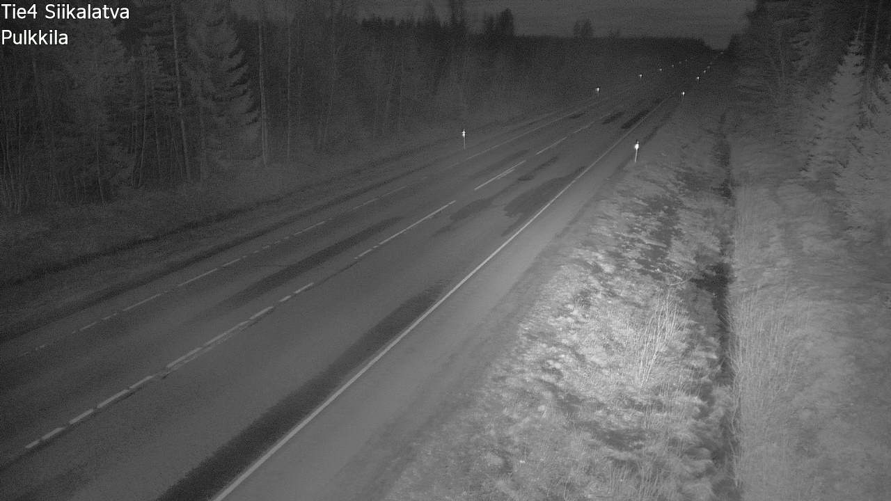 Weather Camera Image Road 4 Siikalatva, Pulkkila, Siikalatva, Pohjois-Pohjanmaa