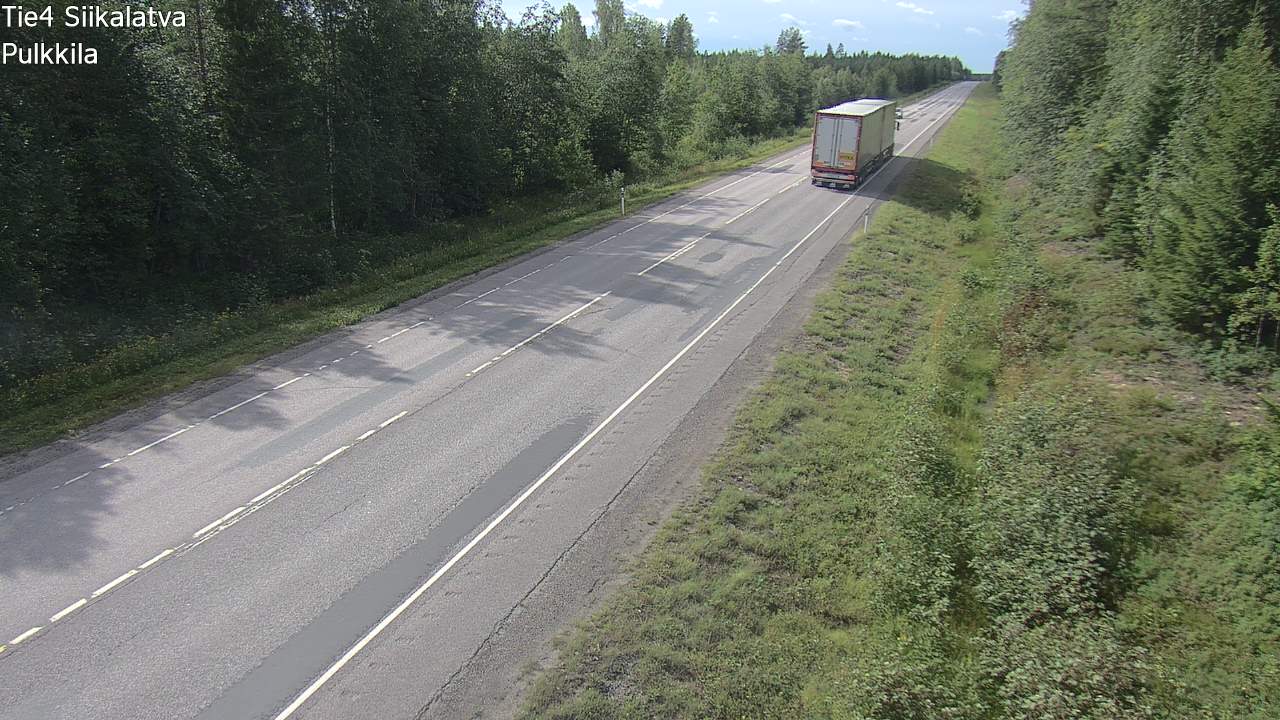 Weather Camera Image Väg 4 Siikalatva, Pulkkila, Siikalatva, Pohjois-Pohjanmaa