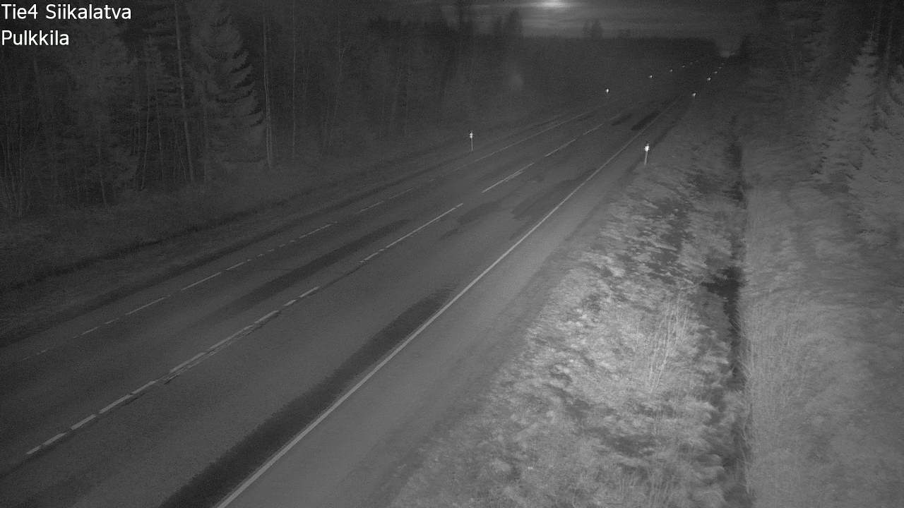 Weather Camera Image Road 4 Siikalatva, Pulkkila, Siikalatva, Pohjois-Pohjanmaa