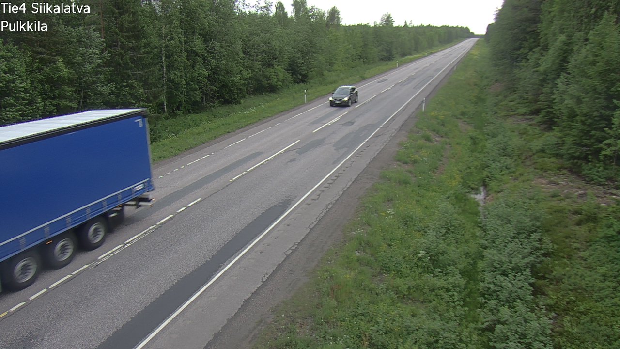 Weather Camera Image Road 4 Siikalatva, Pulkkila, Siikalatva, Pohjois-Pohjanmaa